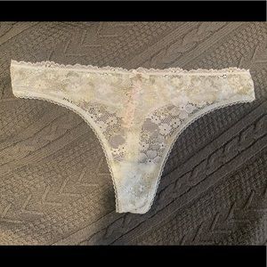 NEW Victoria Secret Body by Victoria Light Blue Thong